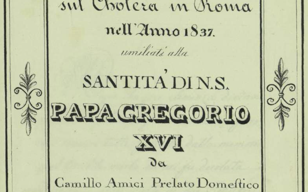 KNIR Column – Rome in tijden van cholera