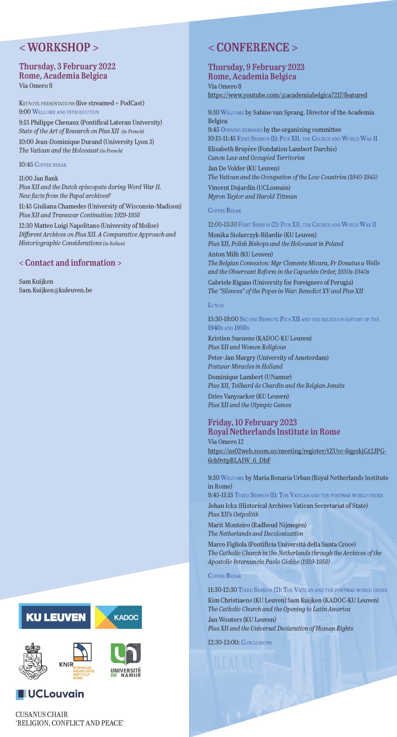 Conference Program Page 2