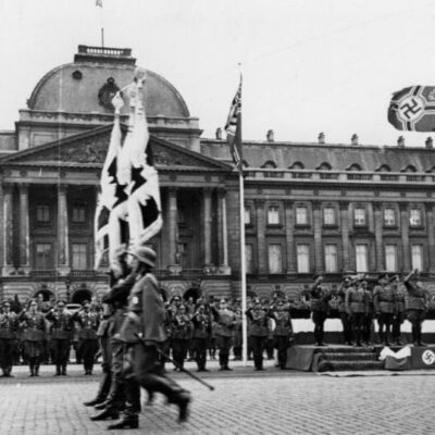 Belgien, Brüssel, Parade Vor Dem Schloss