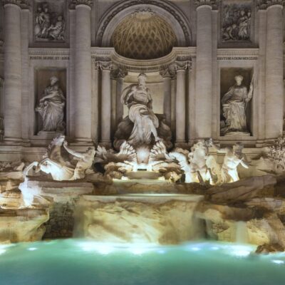 Tegel Alumni Bijeenkomst Fontana Di Trevi