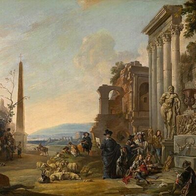Anton Goubau The Study Of Art In Rome